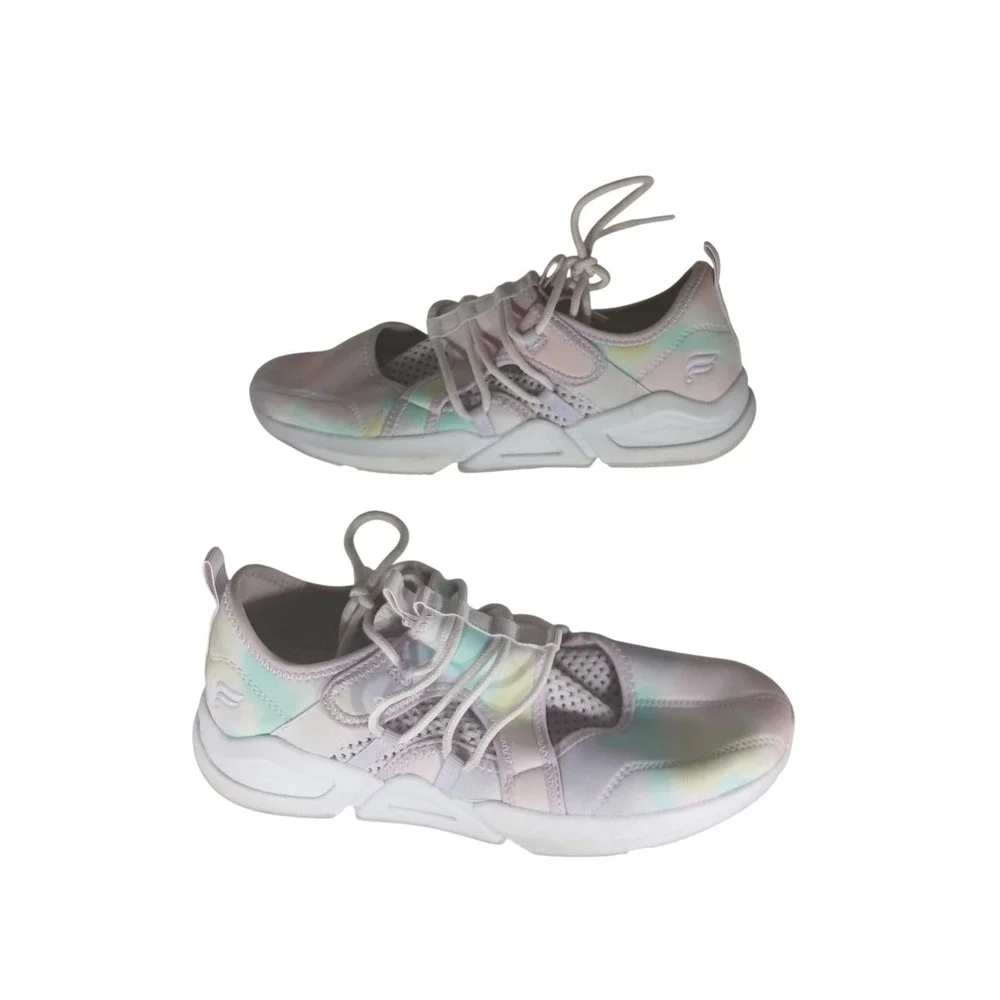 FILA Brookside Sneaker Womens Tie Dye Pastel Lace Up Athletic Shoe Size 10.5‎